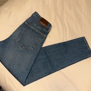 men’s abercrombie & fitch 90’s slim blue denim jeans vintage stretch 32 x 32